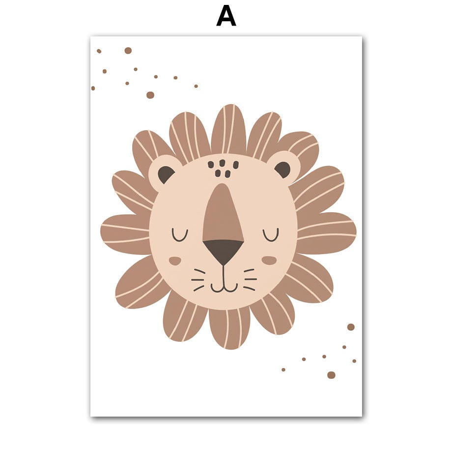 Poster Kinderzimmer Hakuna Matata Dschungel I Name Personalisiert I Kinderzimmer Bilder I Wand Deko I Kunst Druck I Deko Print I ohne Rahmen