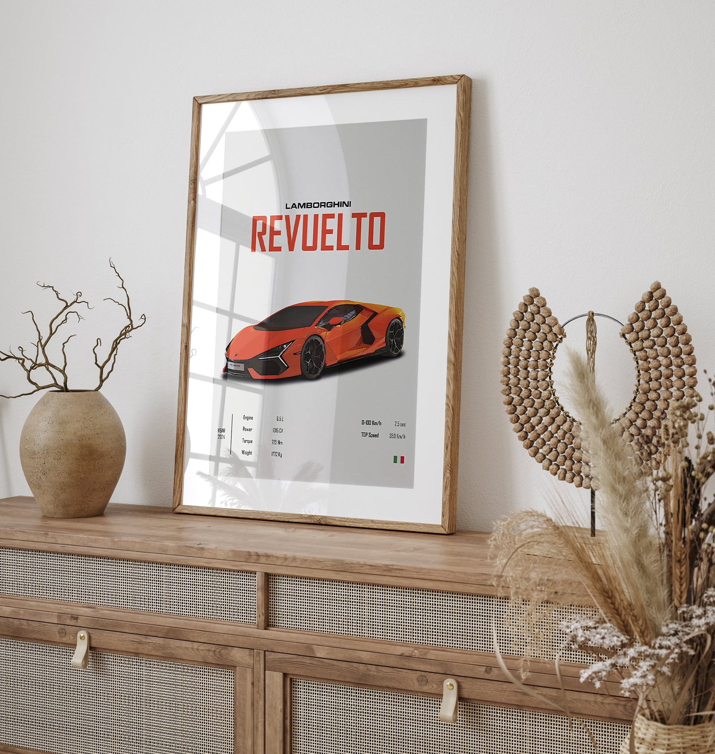 Poster Sportwagen Mclaren Lamborghini Porsche Klassiker Legenden  I Geschenk für ihn I Wohnzimmmer & Büro I Wand Deko I Print ohne Rahmen