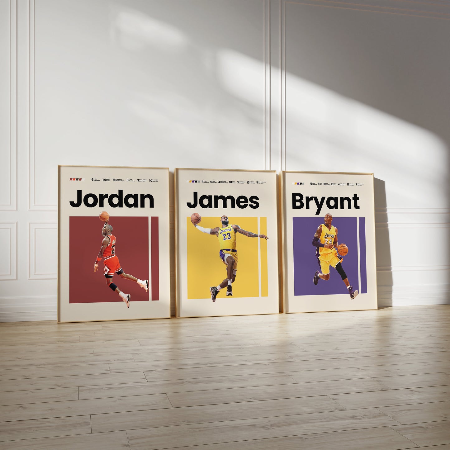 MICHAEL JORDAN Poster I NBA Goats I Air Jordan I Mid Century Modern I Wanddeko Schlafzimmer & Wohnzimmer I  I Kunstdruck ohne Rahmen