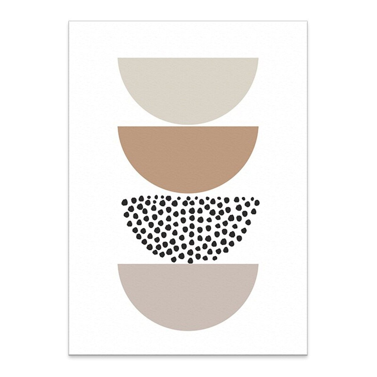 Poster Abstrakt Boho mit Linien und Geomertrischen Formen als Deko Print ohne Rahmen - justgoodmood