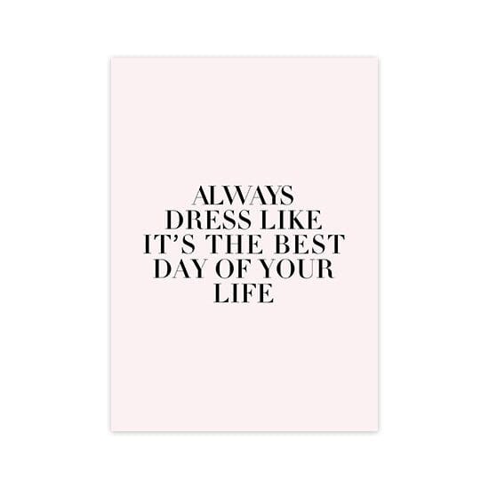 Poster Abstrakt Rosa Schwarz I Inspirierende Sprüche I Wandbilder Wohnzimmer & Schlafzimmer I Deko Print Bilder I ohne Rahmen - justgoodmood