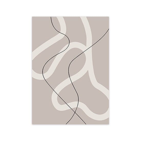 Poster Abstrakt Schwarz Beige I Inspirierende Sprüche I Wandbilder Wohnzimmer & Schlafzimmer I Deko Print Bilder I ohne Rahmen - justgoodmood