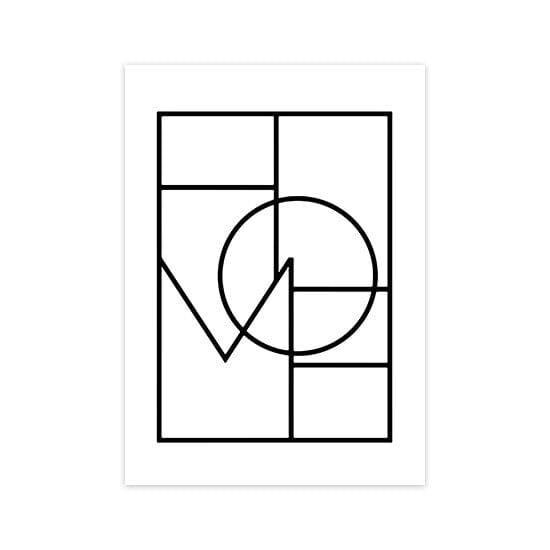 Poster Abstrakt Schwarz Beige I Inspirierende Sprüche I Wandbilder Wohnzimmer & Schlafzimmer I Deko Print Bilder I ohne Rahmen - justgoodmood