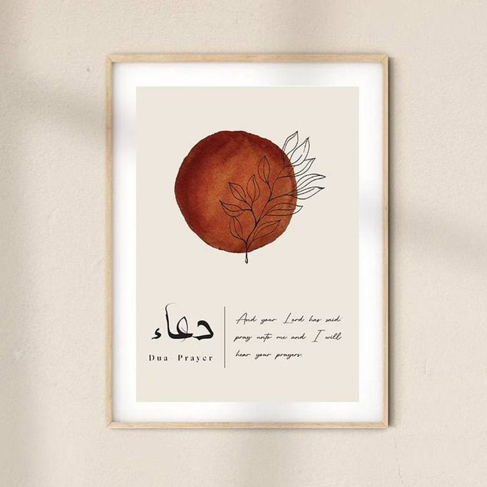 JUSTGOODMOOD Poster – Edle Kalligraphie auf Canvas