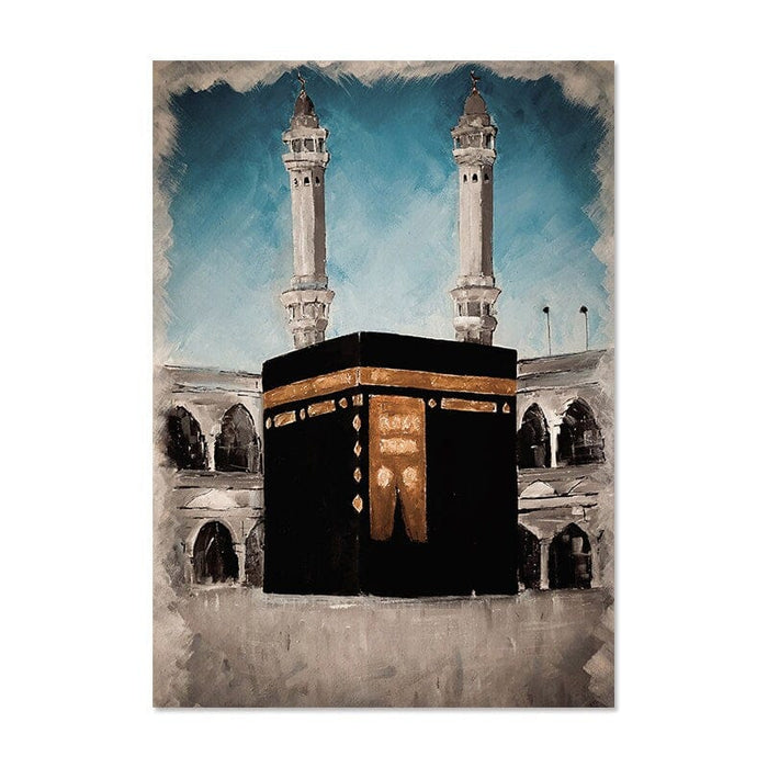 JUSTGOODMOOD Poster Al Aqsa & Kaaba – Edle Wandbilder