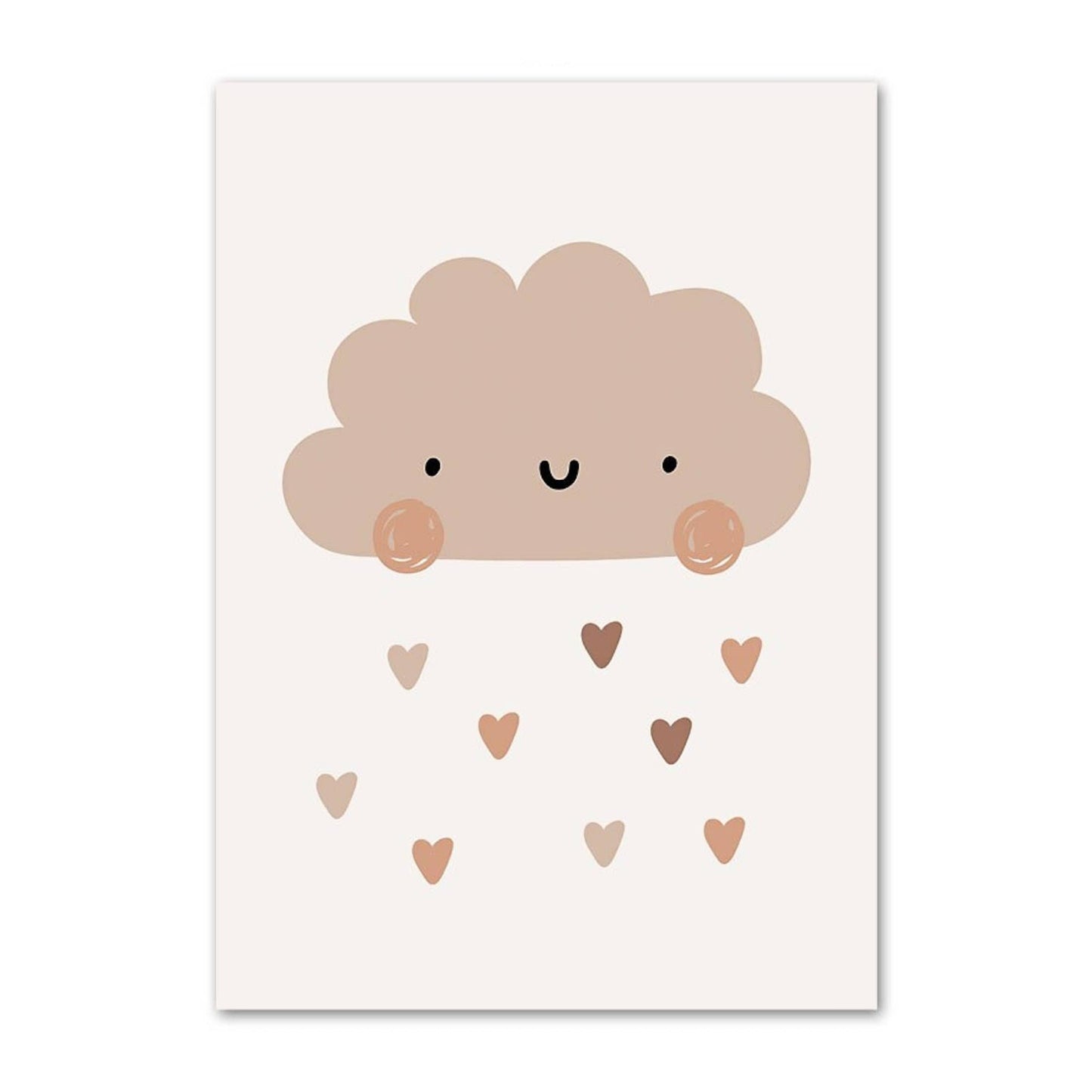 Poster Baby Motive Sonne Liebe Wolke Rakete Regenbogen Erdbeere Träume groß und Traktor als Deko Print ohne Rahmen - justgoodmood