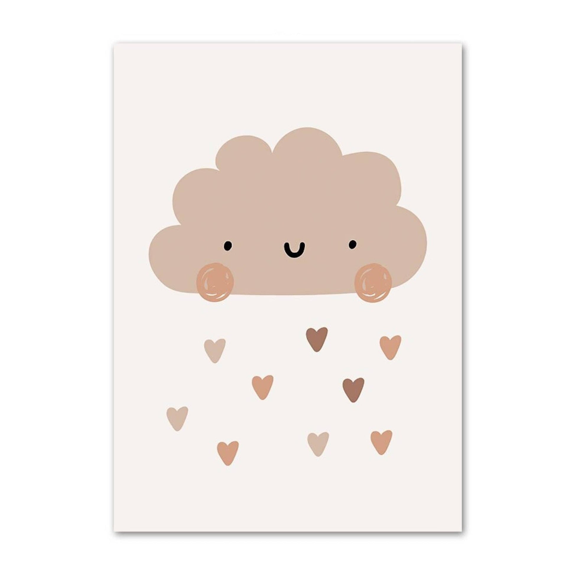 Poster Baby Motive Sonne Liebe Wolke Rakete Regenbogen Erdbeere Träume groß und Traktor als Deko Print ohne Rahmen - justgoodmood