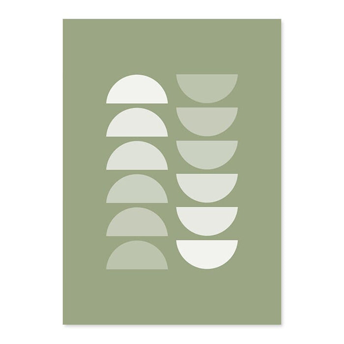 JUSTGOODMOOD Poster Blätter – Premium Baumwollprint