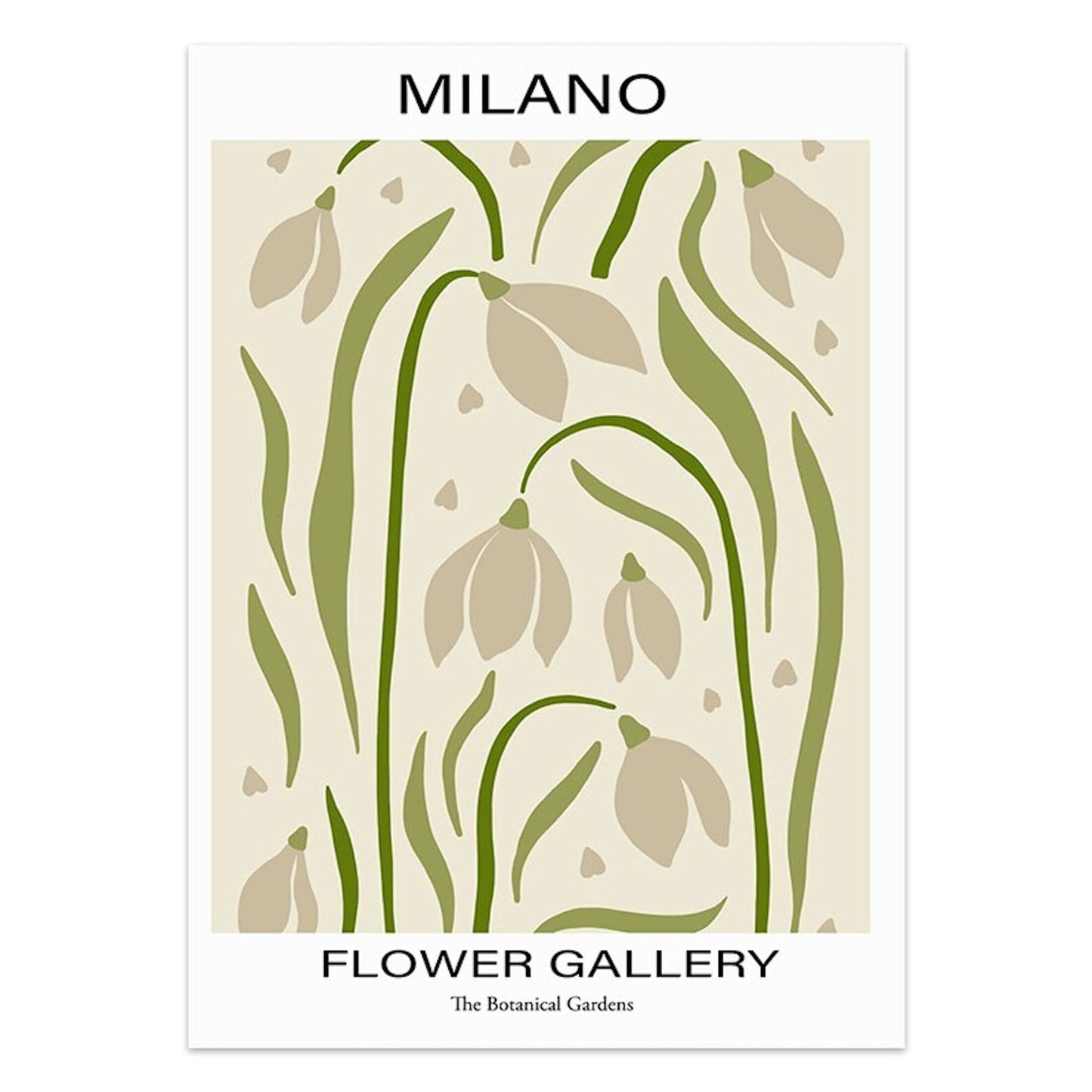 Poster Blumen Markt San Francisco Mailand London als Deko Print ohne Rahmen - justgoodmood