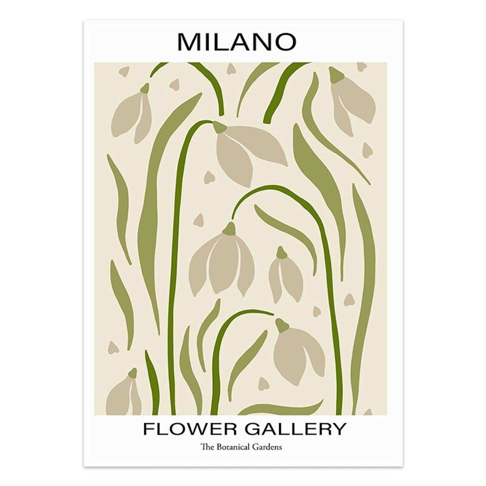 Poster Blumen Markt San Francisco Mailand London als Deko Print ohne Rahmen - justgoodmood