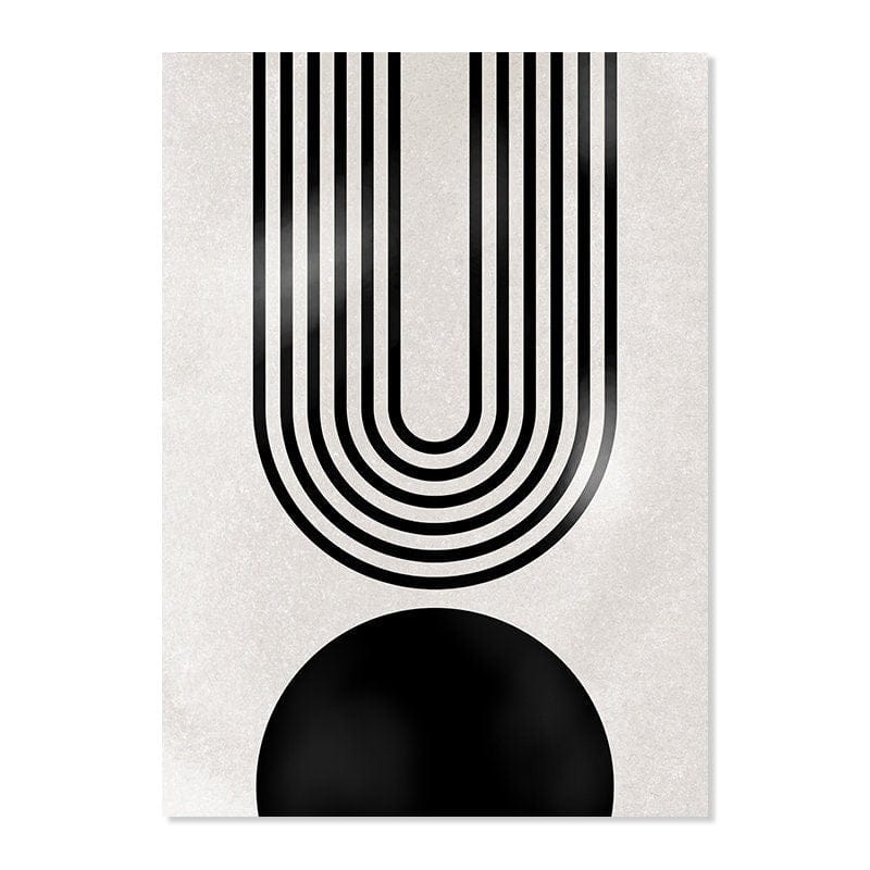 Poster Boho Abstrakt Geometrische Formen I Bilder Wohnzimmer | Wandbilder Schlafzimmer | Deko Print ohne Rahmen | Bilder Set Kunstdruck - justgoodmood