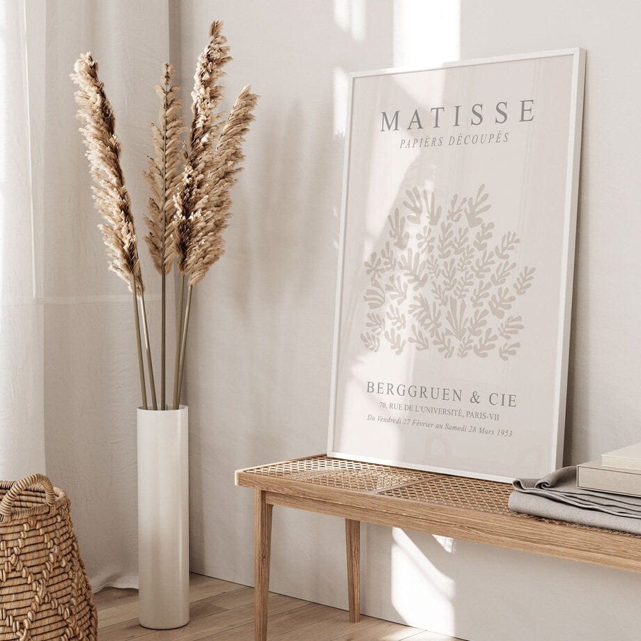 Poster Boho Abstrakt Matisse Berggruen & Cie I Bilder Wohnzimmer | Wandbilder Schlafzimmer | Deko Print ohne Rahmen | Bilder Set Kunstdruck - justgoodmood