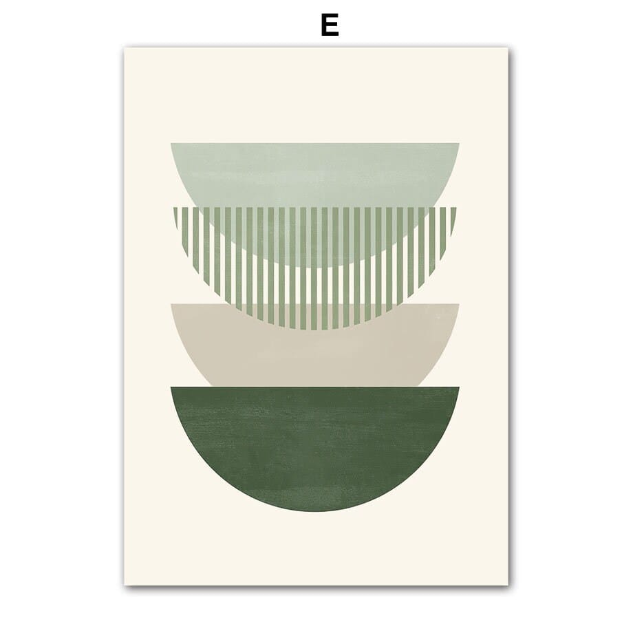 Poster Boho Abstrakt Pflanzen Blätter Botanik I Bilder Wohnzimmer | Wandbilder Schlafzimmer | Deko Print ohne Rahmen | Bilder Set Kunstdruck - justgoodmood