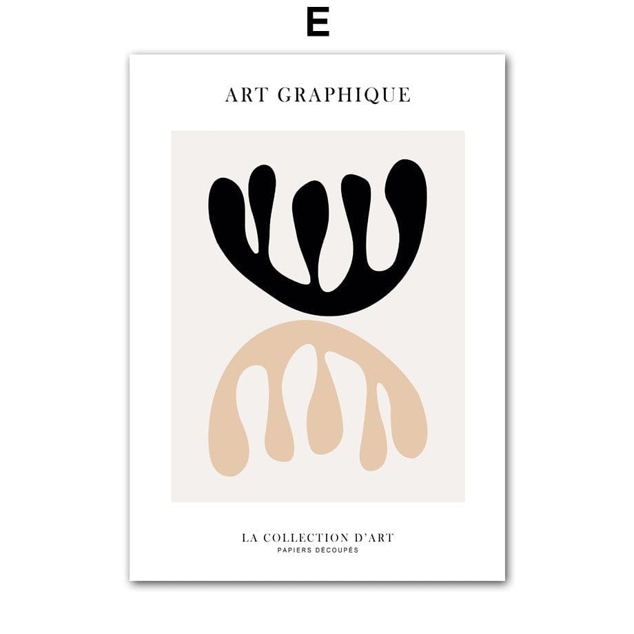 Poster Boho Abstrakt Pflanzen I Bilder Wohnzimmer | Wandbilder Schlafzimmer | Deko Print ohne Rahmen | Bilder Set Kunstdruck - justgoodmood