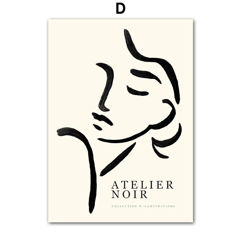 Poster Boho Abstrakt Pflanzen I Bilder Wohnzimmer | Wandbilder Schlafzimmer | Deko Print ohne Rahmen | Bilder Set Kunstdruck - justgoodmood