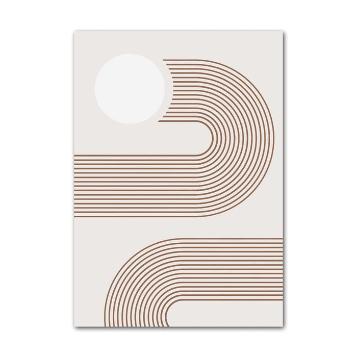 JUSTGOODMOOD Boho Poster – Edle Baumwoll-Qualität