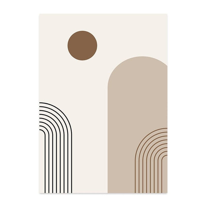 JUSTGOODMOOD Boho Poster – Edle Baumwoll-Qualität