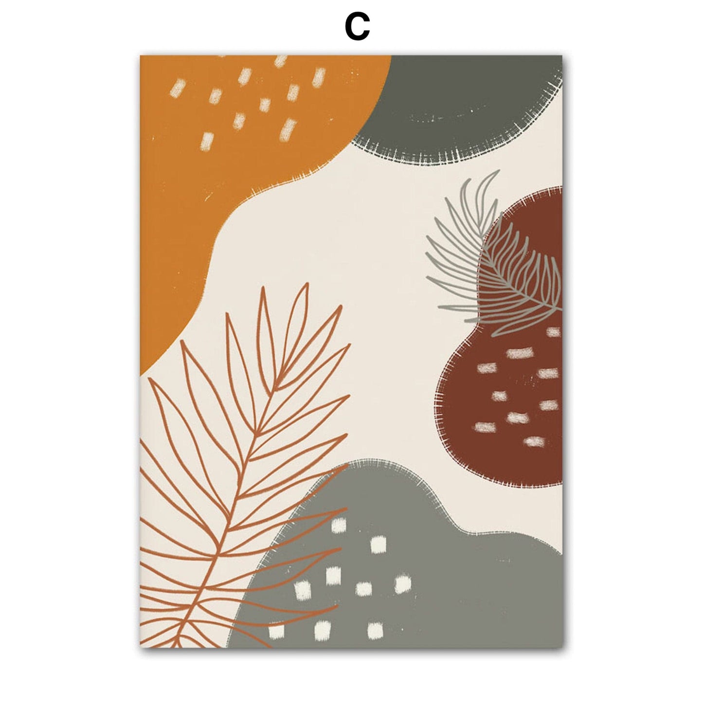 Poster Boho Abtrakt Boho I Berge Sonne | Bilder Wohnzimmer | Wandbilder Schlafzimmer | Deko Print ohne Rahmen | Bilder Set Kunstdruck - justgoodmood