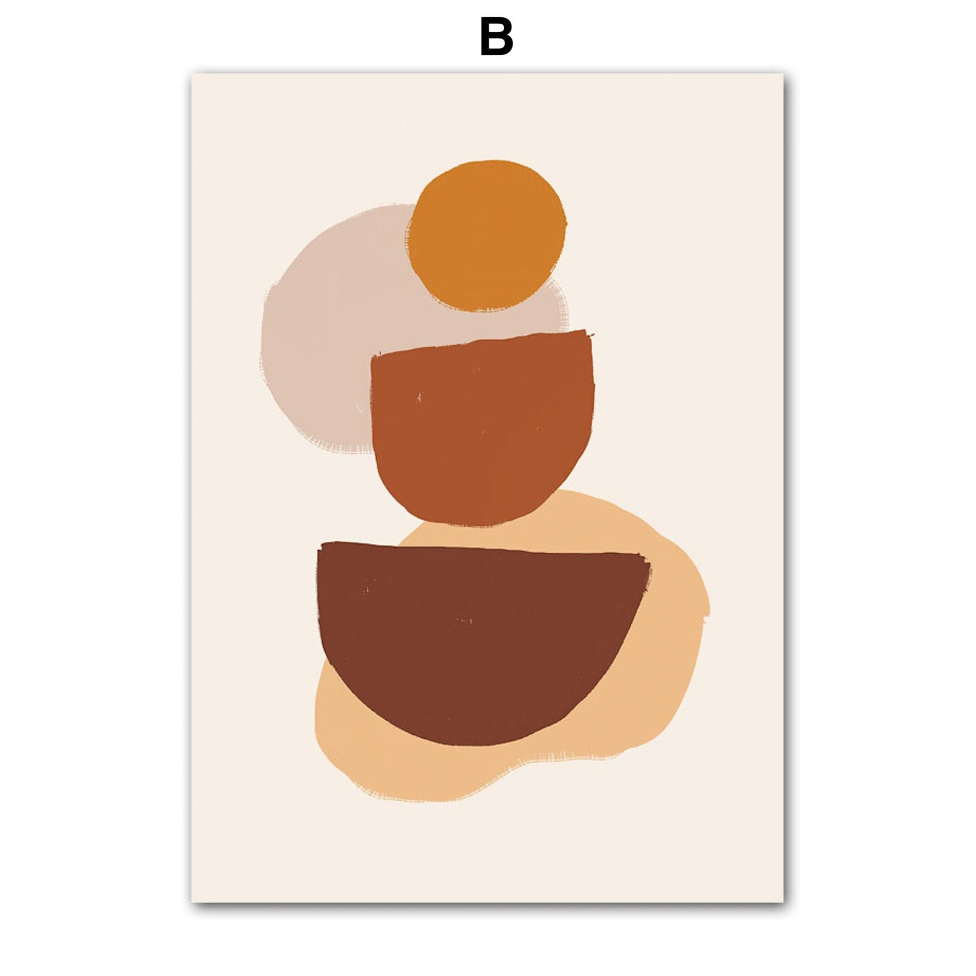 Poster Boho Abtrakt Boho I Berge Sonne | Bilder Wohnzimmer | Wandbilder Schlafzimmer | Deko Print ohne Rahmen | Bilder Set Kunstdruck - justgoodmood