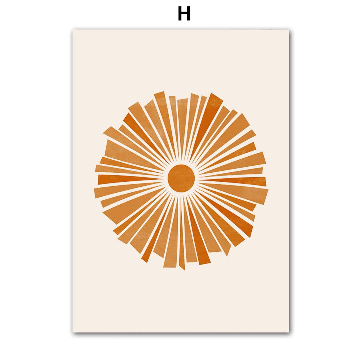 Poster Boho Abtrakt Boho I Berge Sonne | Bilder Wohnzimmer | Wandbilder Schlafzimmer | Deko Print ohne Rahmen | Bilder Set Kunstdruck - justgoodmood