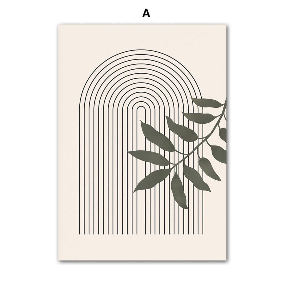 Poster Boho Abtrakt Boho I Berge Sonne | Bilder Wohnzimmer | Wandbilder Schlafzimmer | Deko Print ohne Rahmen | Bilder Set Kunstdruck - justgoodmood