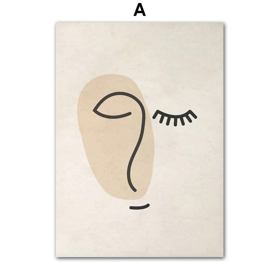 Poster Boho Abtrakt Boho I Home | Bilder Wohnzimmer | Wandbilder Schlafzimmer | Deko Print ohne Rahmen | Bilder Set Kunstdruck - justgoodmood