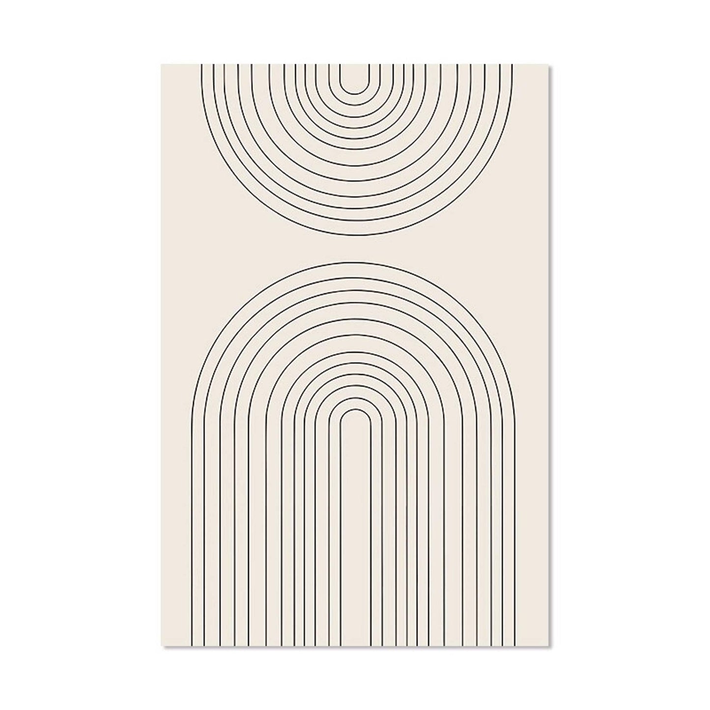 Poster Boho in Senffarben und Ockarfarben als Deko Print ohne Rahmen - justgoodmood