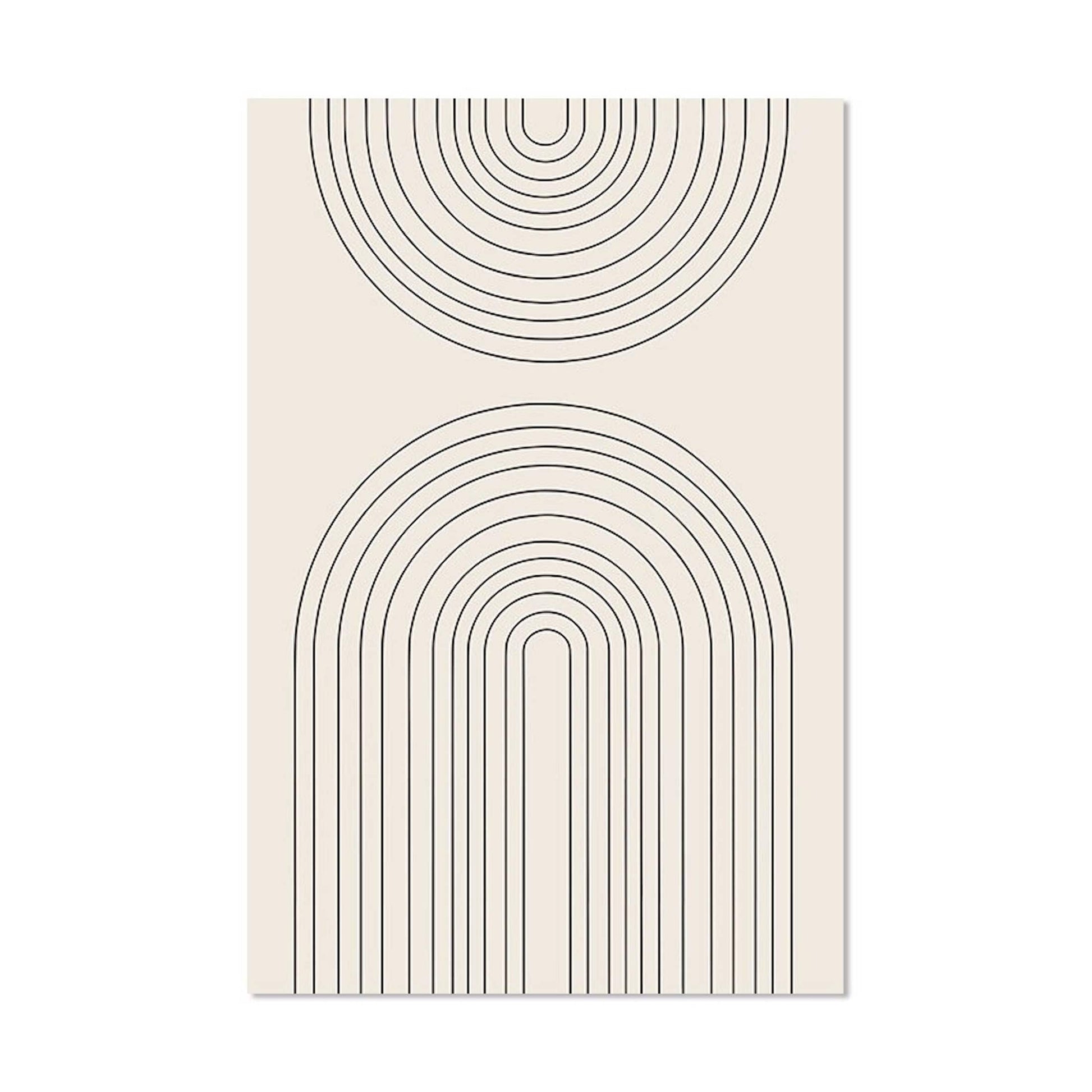 Poster Boho in Senffarben und Ockarfarben als Deko Print ohne Rahmen - justgoodmood