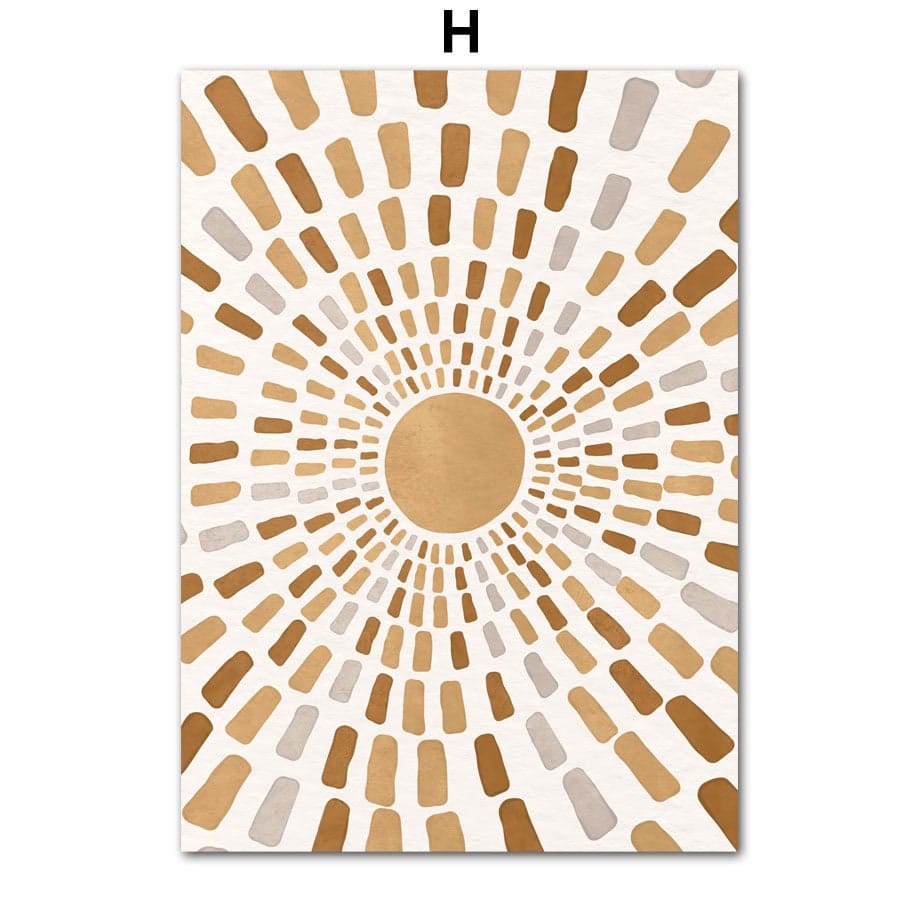Poster Boho Kinderzimmer I Sonne I Autos I Hallo Welt I Turm als Deko Print ohne Rahmen - justgoodmood