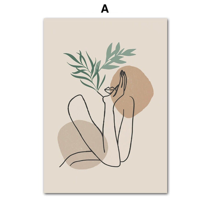 Boho Poster 'lets go cozy' – Premium Baumwollprint