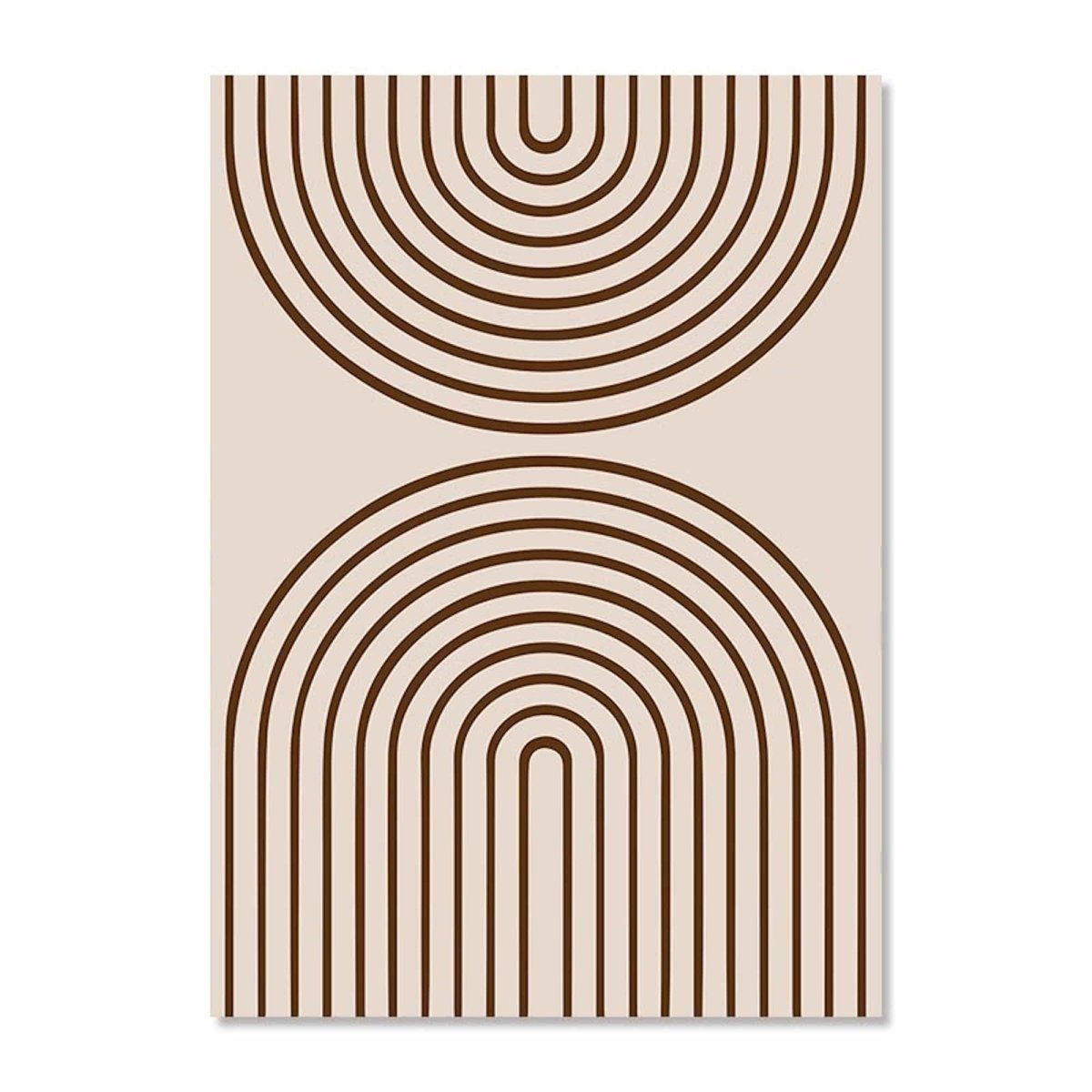 Poster Boho Linien Abstrakt Botanik | Bilder Wohnzimmer | Wandbilder Schlafzimmer | Deko Print ohne Rahmen | Bilder Set Kunstdruck - justgoodmood