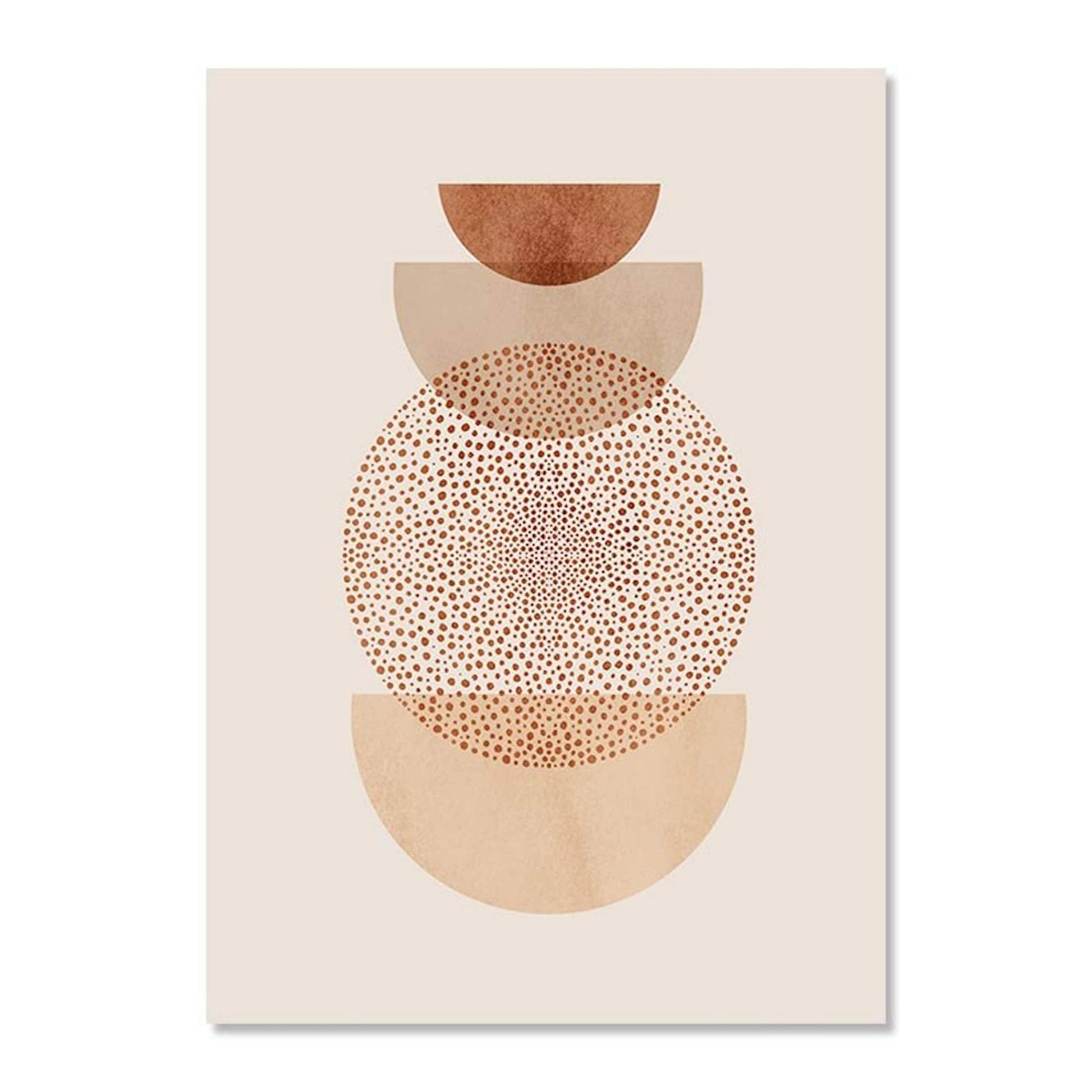 Poster Boho Sonne Linien und Geometrische Formen als Deko Print ohne Rahmen - justgoodmood