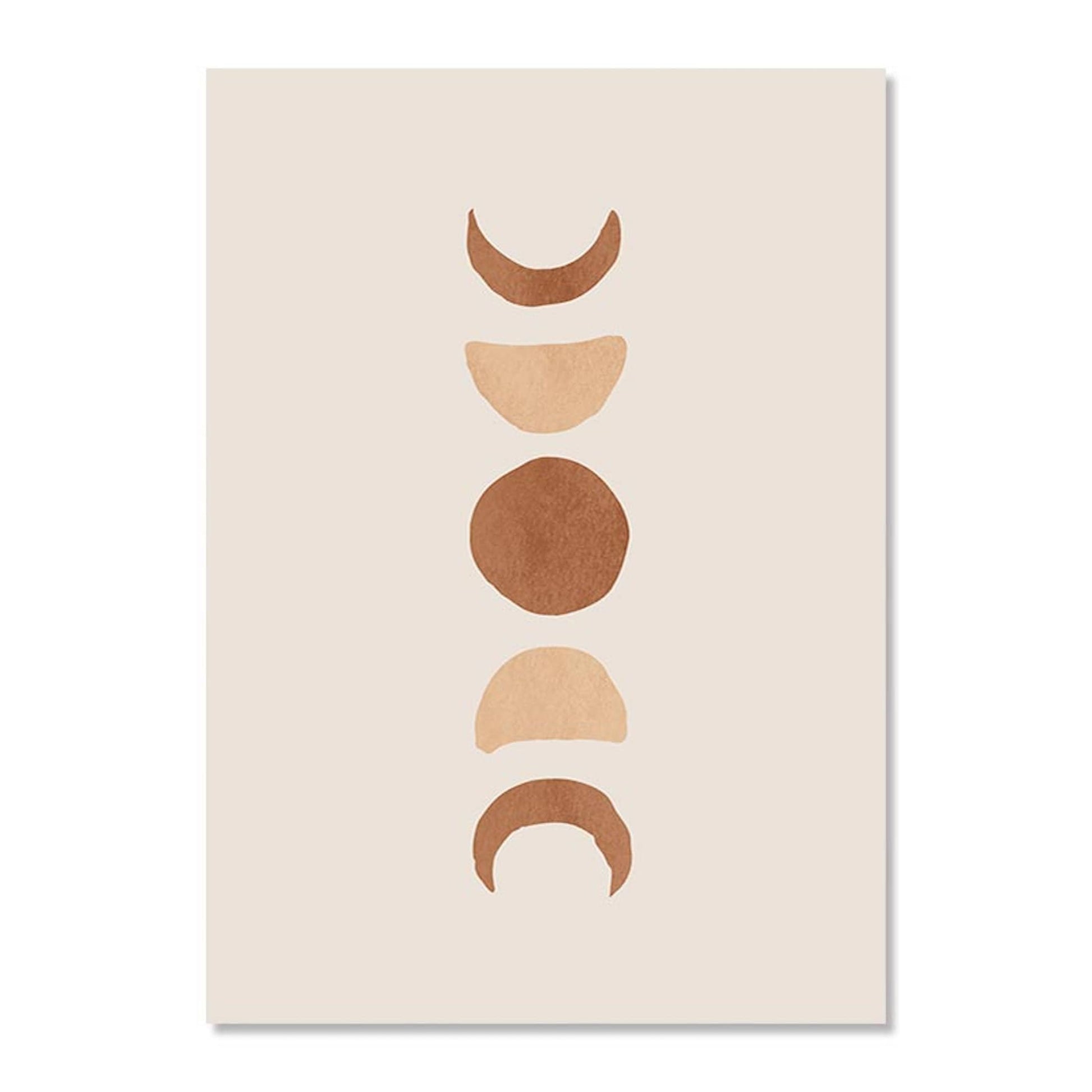 Poster Boho Sonne Linien und Geometrische Formen als Deko Print ohne Rahmen - justgoodmood