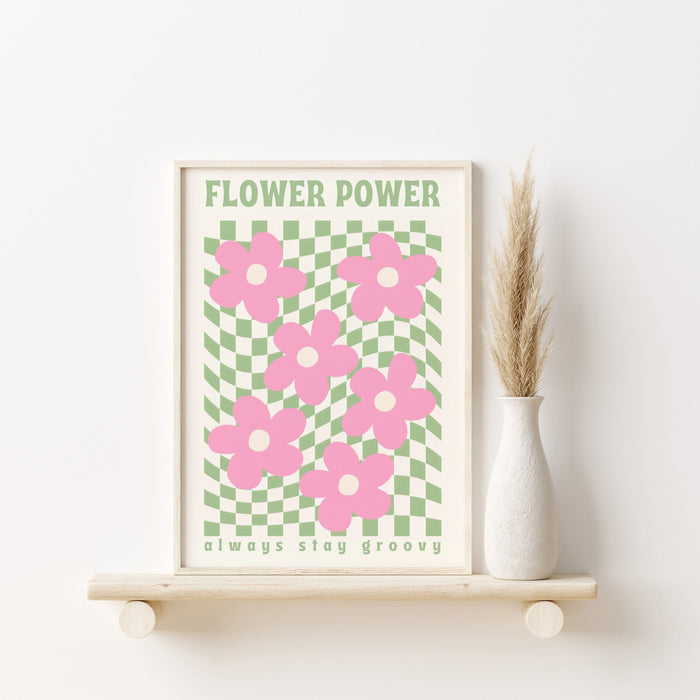 Flower Market Poster – Edles Baumwollcanvas