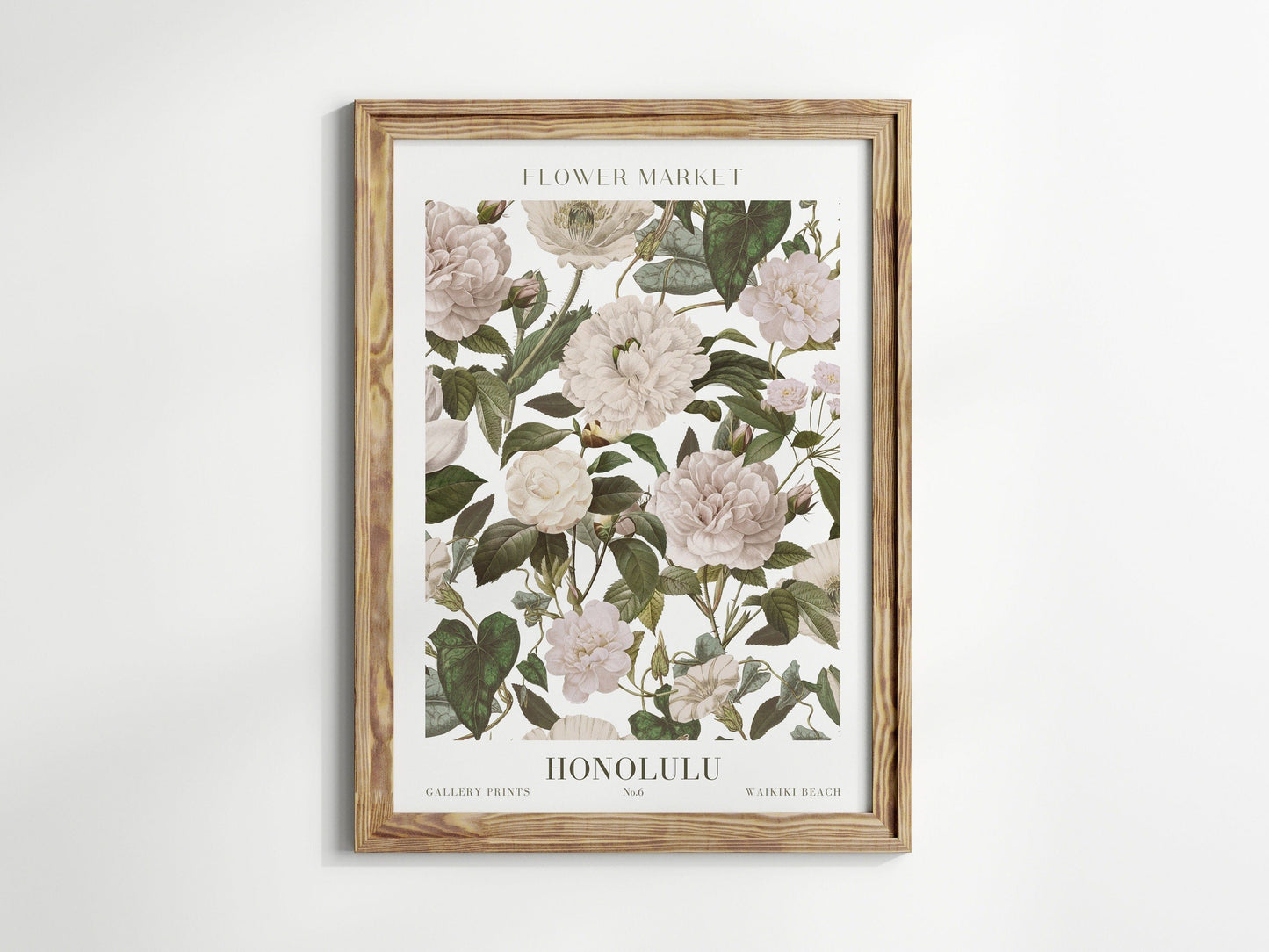Poster Flower Market Blumen V2 | Botanische Wand Kunst I Wandbilder Wohnzimmer Küche Schlafzimmer Flur | Kunst Druck I ohne Rahmen - justgoodmood