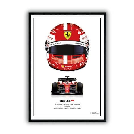 Poster Formel 1 Helme Rennfahrer Gewinner I Deko Print ohne Rahmen - justgoodmood