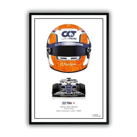 Poster Formel 1 Helme Rennfahrer Gewinner I Deko Print ohne Rahmen - justgoodmood