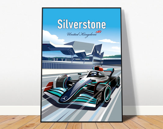 Poster Formel 1 Länder Städte Rennstrecke Rennfahrer Rennwagen I Deko Print ohne Rahmen - justgoodmood