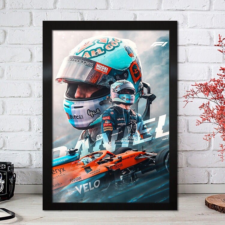 Poster Formel 1 Rennfahrer Legenden Rennwagen I Deko Print ohne Rahmen - justgoodmood