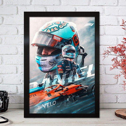 Poster Formel 1 Rennfahrer Legenden Rennwagen I Deko Print ohne Rahmen - justgoodmood