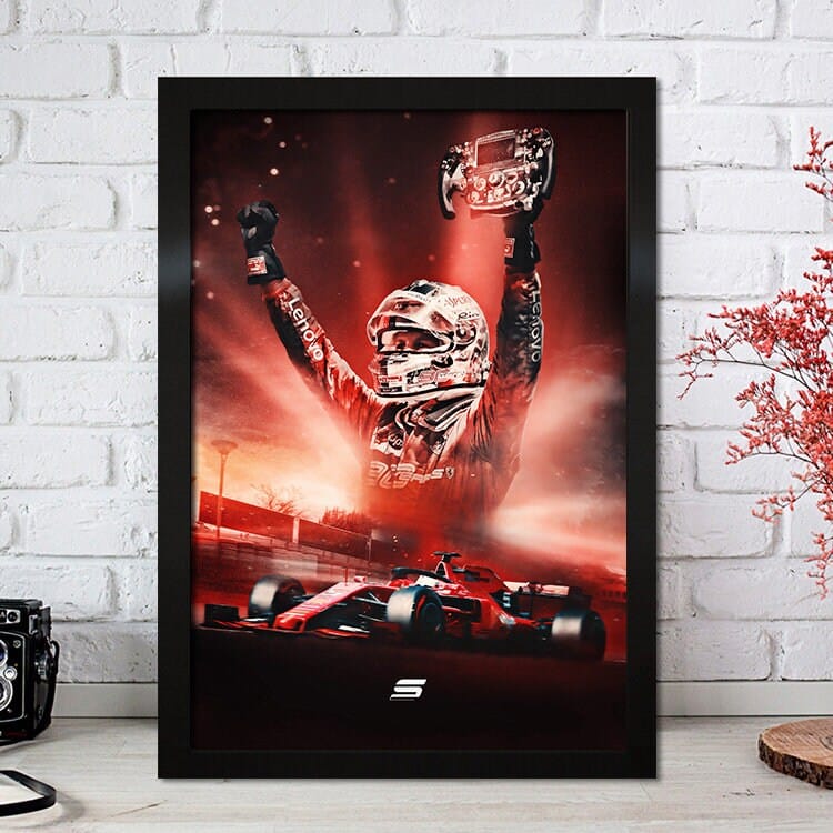 Poster Formel 1 Rennfahrer Legenden Rennwagen I Deko Print ohne Rahmen - justgoodmood
