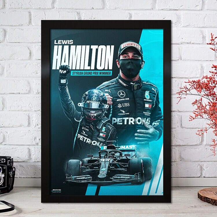 Poster Formel 1 Rennfahrer Legenden Rennwagen I Deko Print ohne Rahmen - justgoodmood