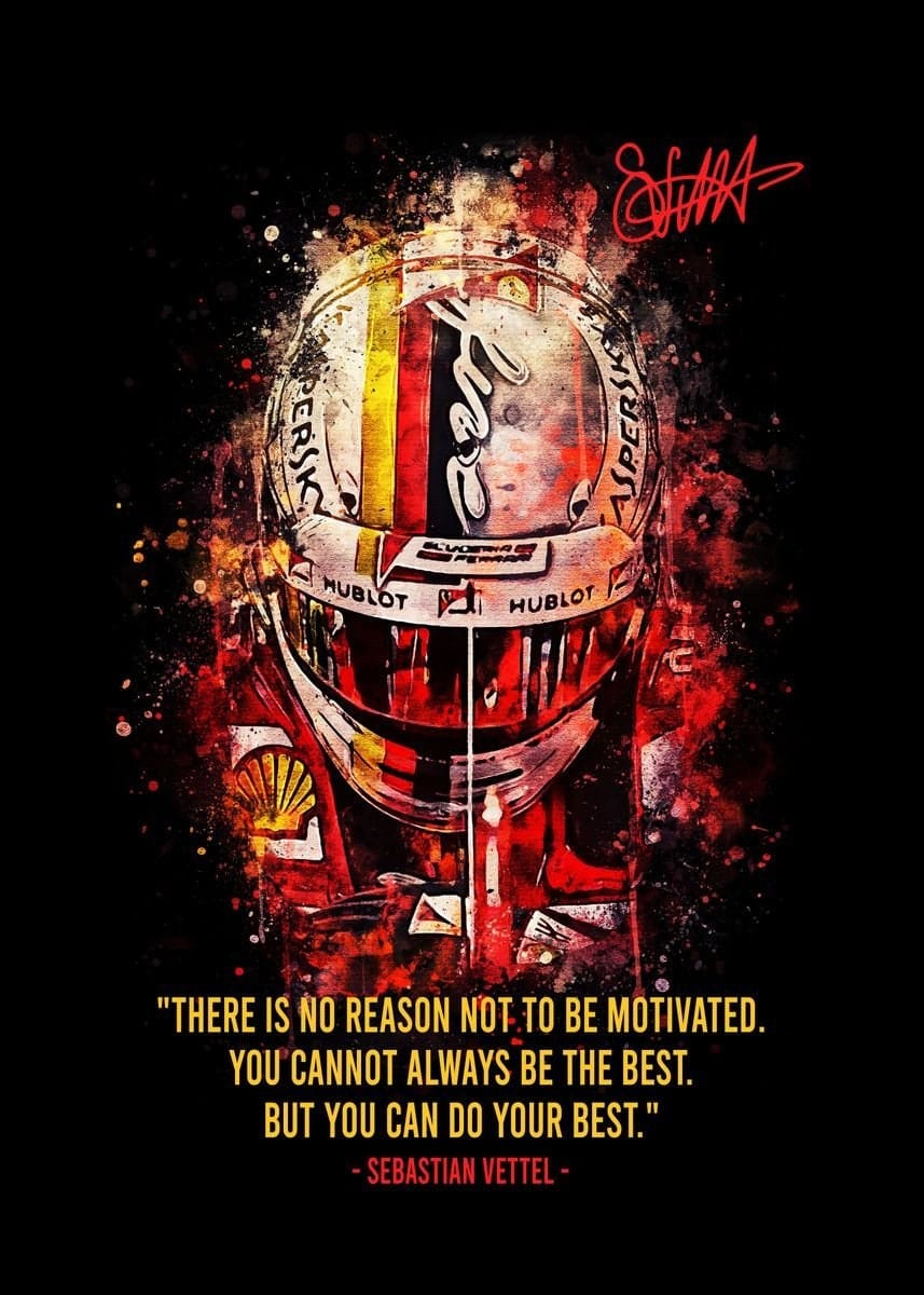 Poster Formel 1 Rennfahrer Legenden Sprüche I Deko Print ohne Rahmen - justgoodmood