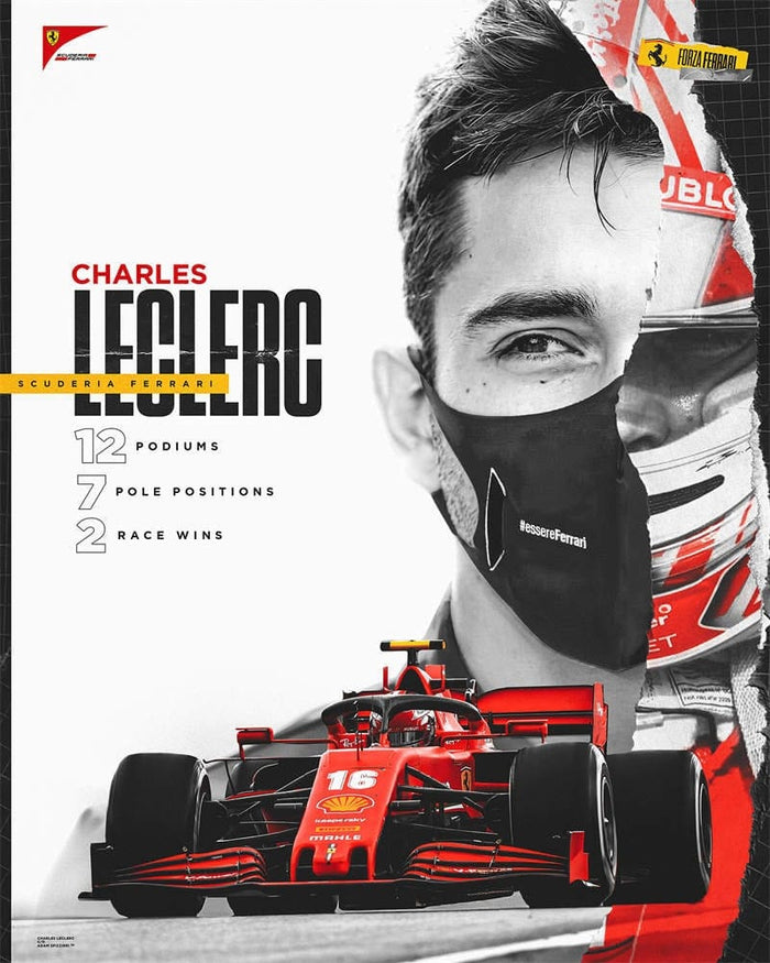 JUSTGOODMOOD Formel 1 Poster – Brillante Farben