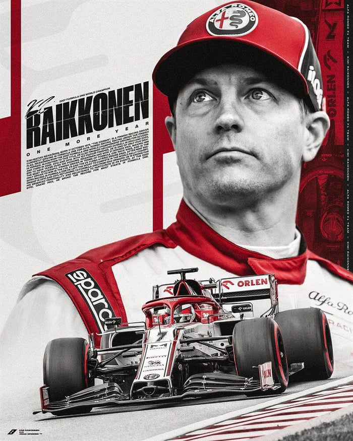 JUSTGOODMOOD Formel 1 Poster – Hochwertiger Baumwollprint