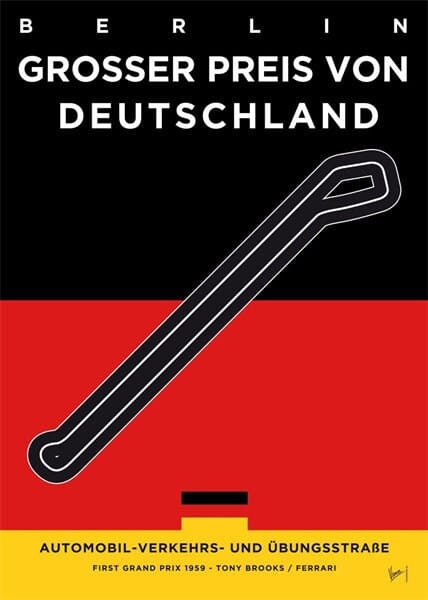 Poster Formel 1 Rennstrecke Länder Flaggen I Deko Print ohne Rahmen - justgoodmood