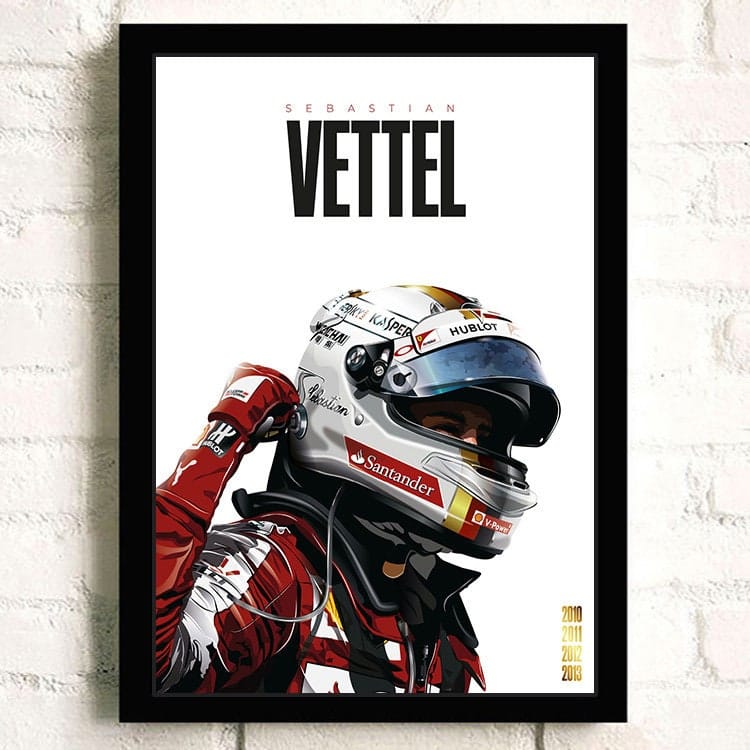 Poster Formel 1 Rennwagen Grand Prix Rennfahrer Legenden I Deko Print ohne Rahmen - justgoodmood