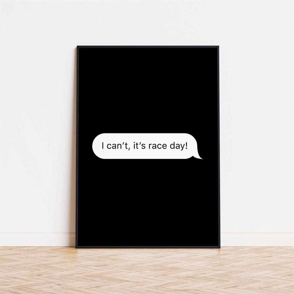 Poster Formel 1 Sprüche I Deko Print ohne Rahmen - justgoodmood