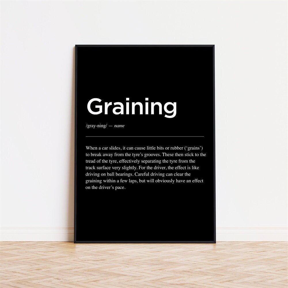 Poster Formel 1 Sprüche I Deko Print ohne Rahmen - justgoodmood