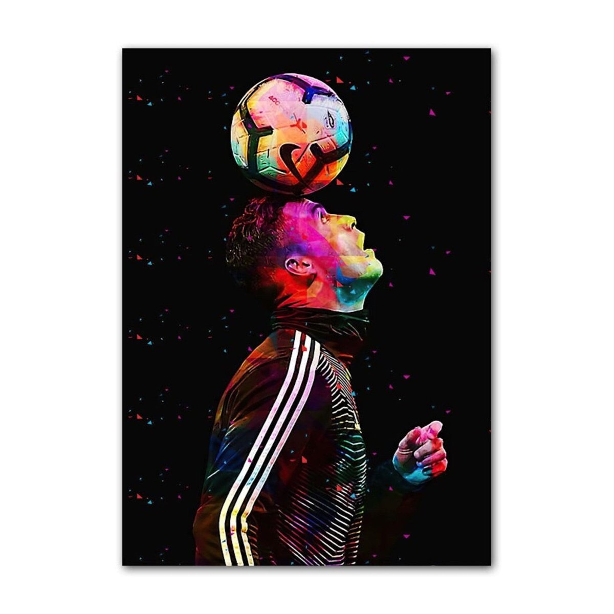 Poster Fußball Christiano Ronaldo bei Manchester United beste Momente als Deko Print ohne Rahmen - justgoodmood